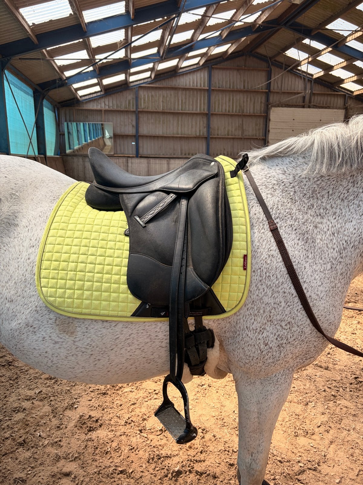 Wintec pro 17 inch dressuurzadel, Dieren en Toebehoren, Paarden en Pony's | Zadels, Ophalen, Zo goed als nieuw, Dressuur