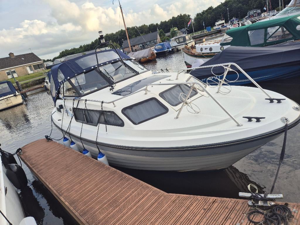 Noorse spitsgatter  JODA 7500, Watersport en Boten, Motorboten en Motorjachten, Gebruikt, Polyester, Diesel, Koelkast, Sloep, Ophalen