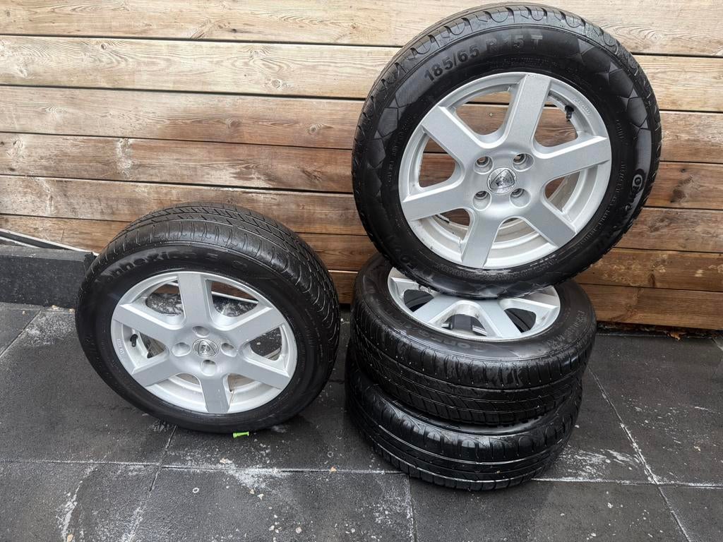 Aluett 15 inch 4x100, Ophalen, Gebruikt, 15 inch, Velg(en)