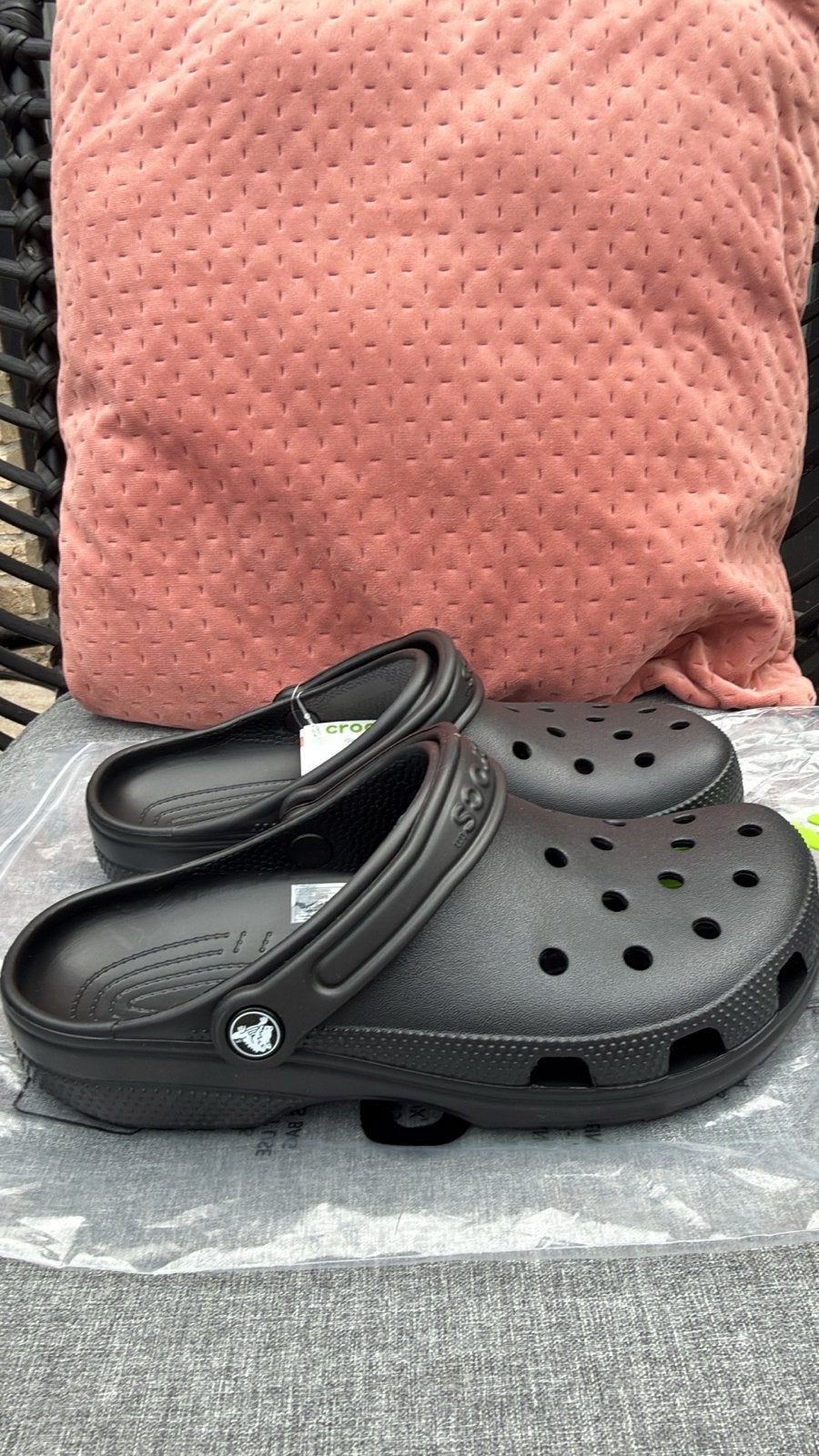Nieuwe Zwarte Crocs Classic Klompen Maat 39-40, Kleding | Dames, Schoenen, Nieuw, Slippers, Zwart, Verzenden