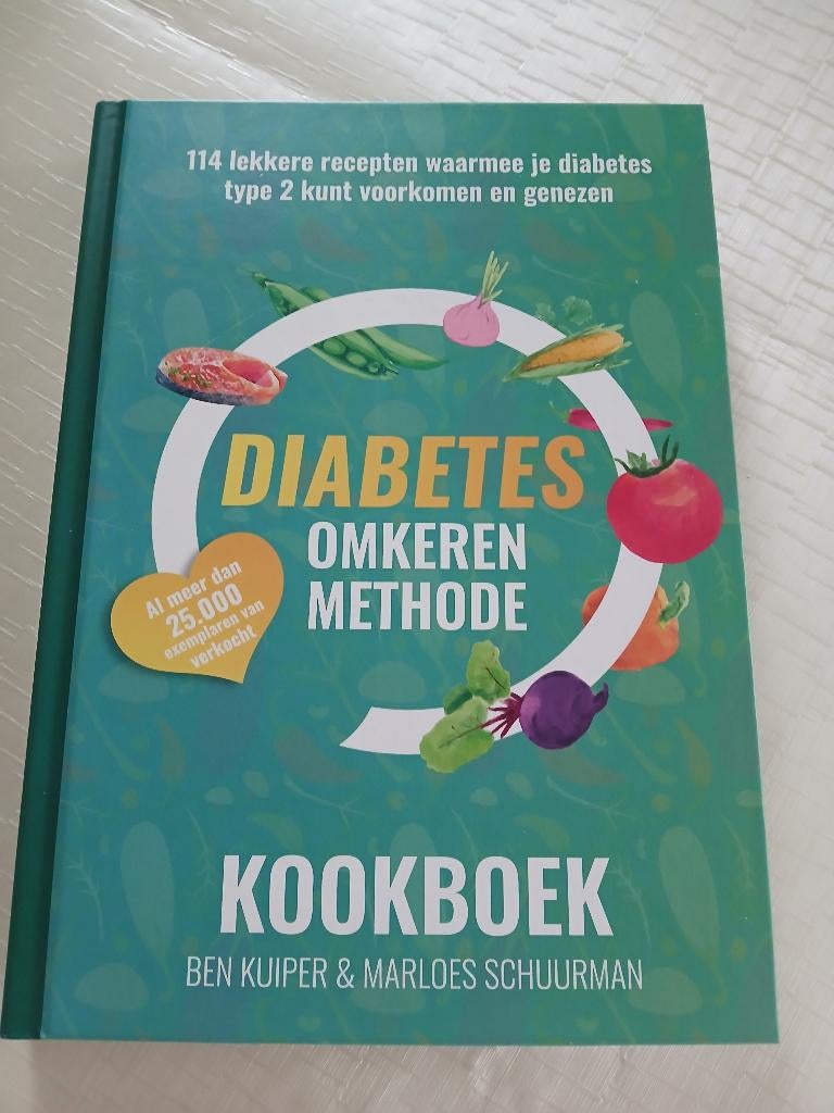 Diabetes omkeren methode kookboek, Ophalen of Verzenden, Zo goed als nieuw