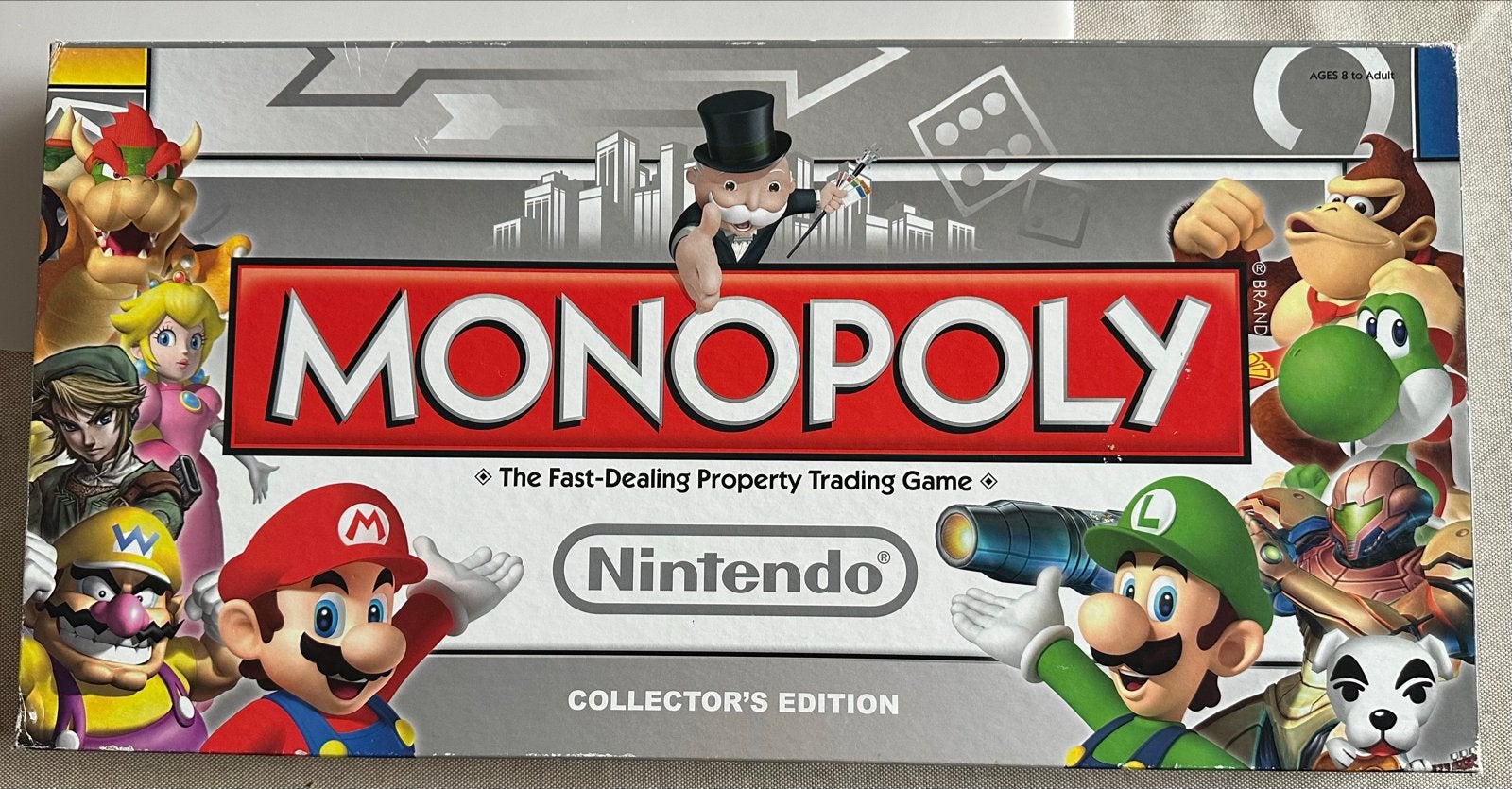 Monopoly Nintendo Collector's Edition (Engels), Drie of vier spelers, Ophalen of Verzenden, Gebruikt