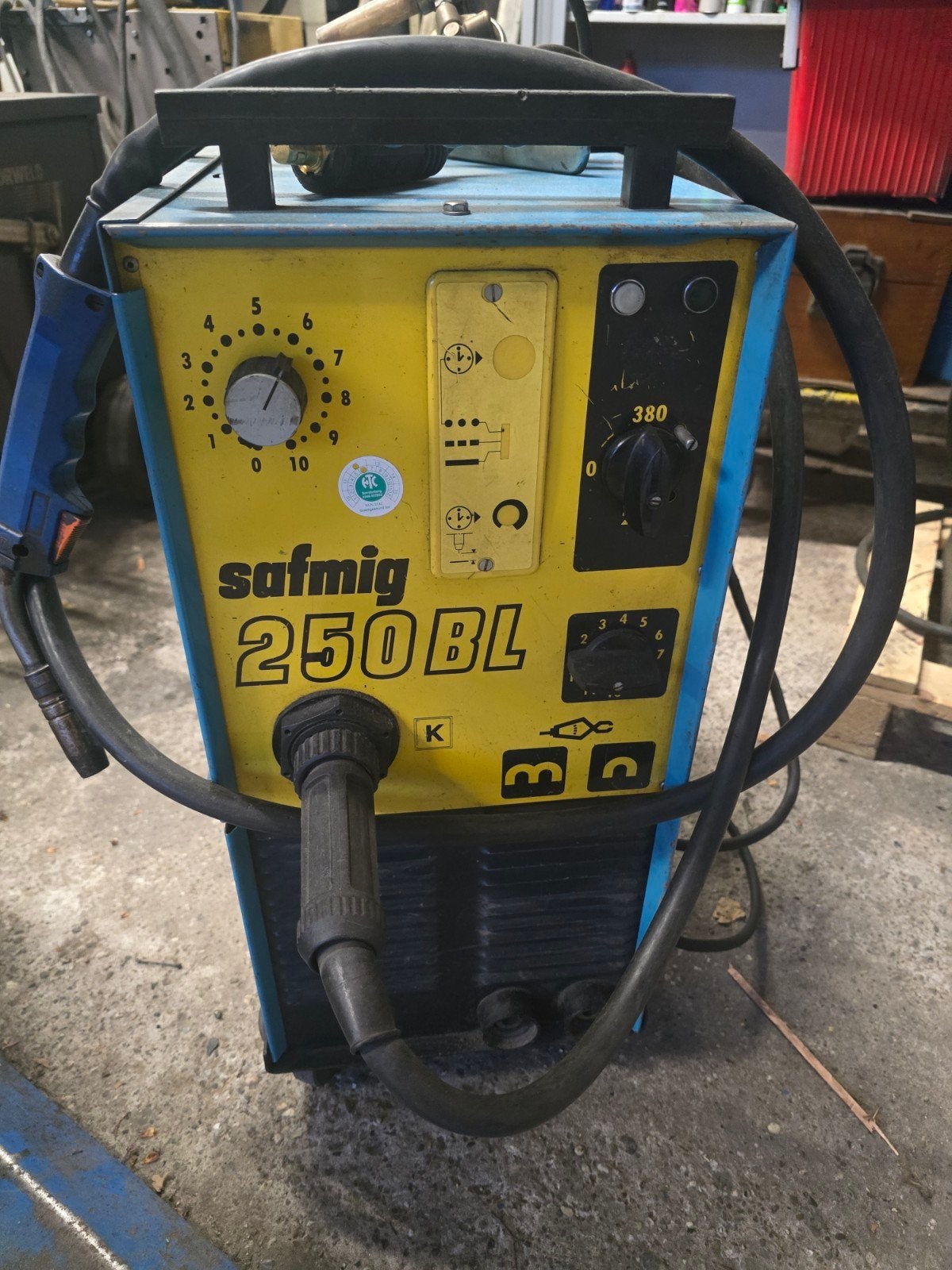 SAF Lasapparaat 380/220V - Werkend te zien/testen, Ophalen of Verzenden, Gebruikt, 250 ampère of meer, Overige typen