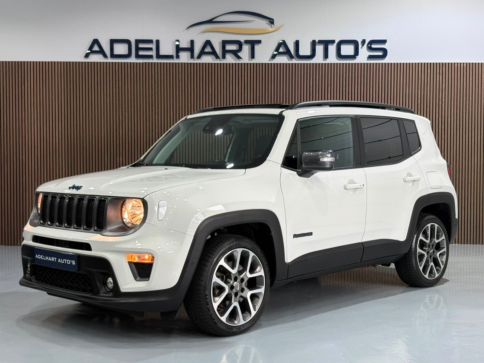 Jeep Renegade 4xe 240 PK Plug-in Hybrid Electric S / Panoram, Automaat, Automatische klimaatregeling, Gebruikt, Wit