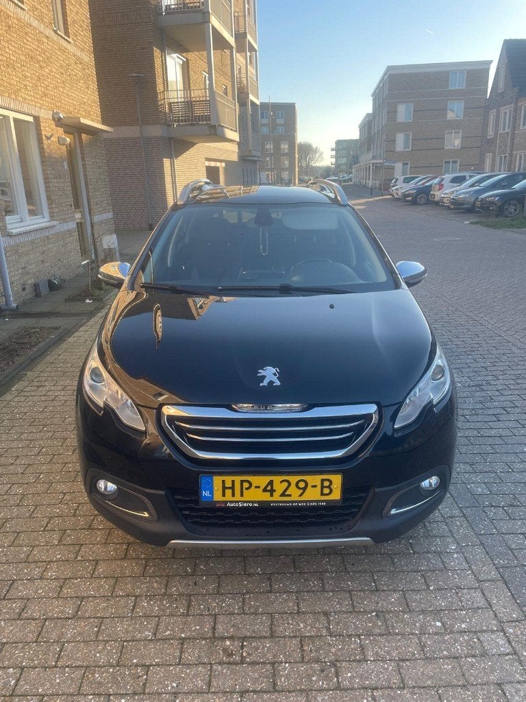 Peugeot 2008 1.2 E-vti 60KW Etg5 2015 Zwart, Automaat, Zwart, Leder en Stof, Zwart