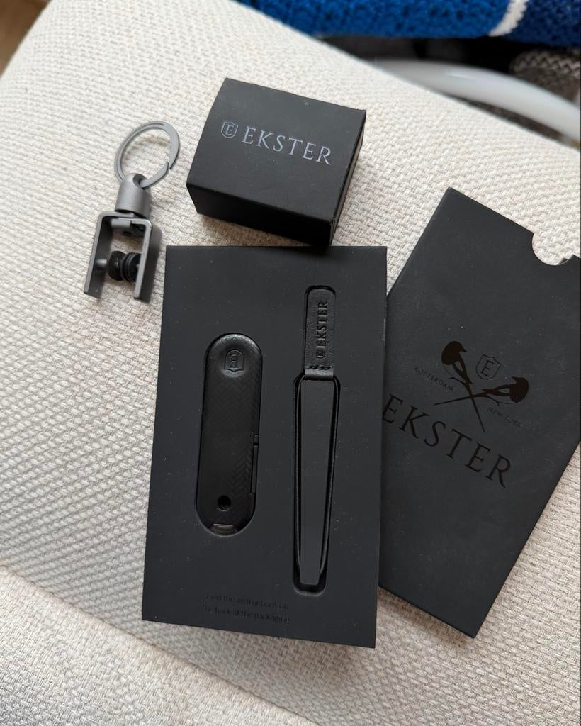 Ekster Key Holder -Sleutelorganizer met key tracker, Ophalen of Verzenden, Nieuw, Zwart