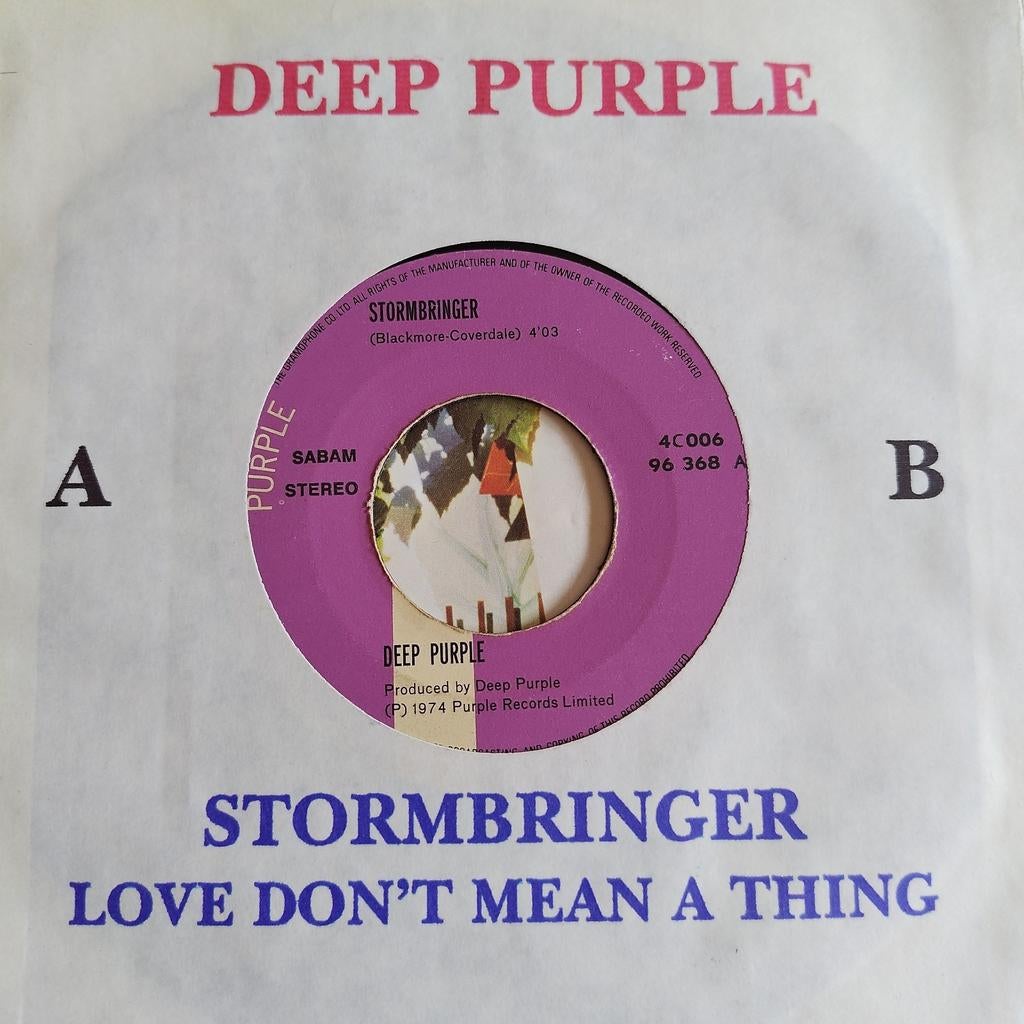 Deep Purple - Stormbringer / Love Don't Mean a Thing (1974), Ophalen of Verzenden, Gebruikt
