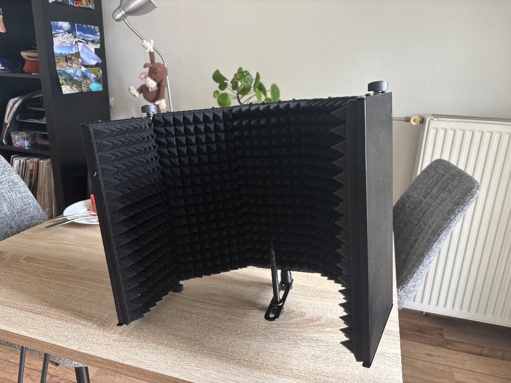 Microfoonscherm / mini vocal booth, Muziek en Instrumenten, Ophalen of Verzenden, Gebruikt, Overige typen