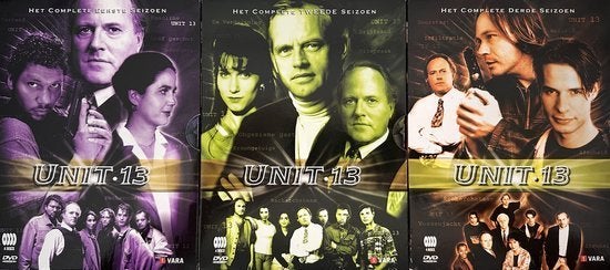 DVD box set UNIT 13 - De Complete Serie -Seizoen 1 t/m 3, Zo goed als nieuw, Actie en Avontuur, Vanaf 12 jaar, Complete serie
