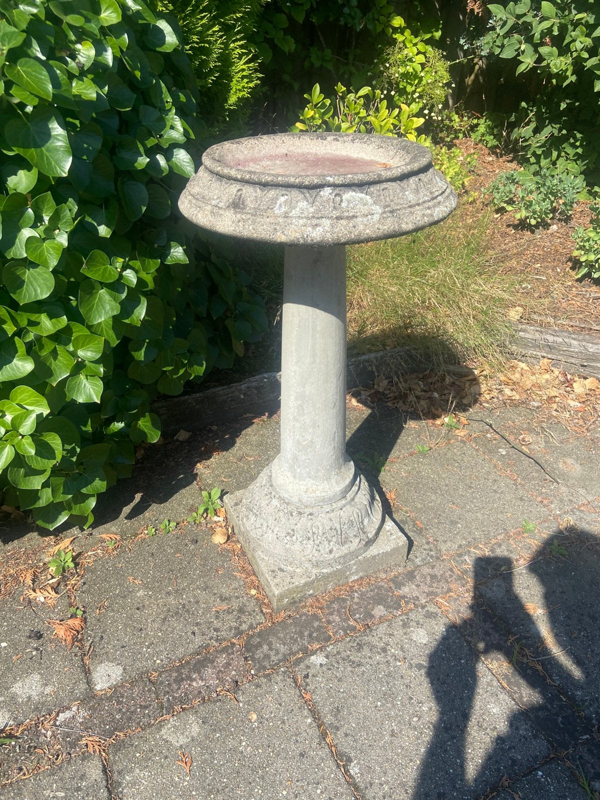 Vogelbad tuin, Ophalen, Zo goed als nieuw