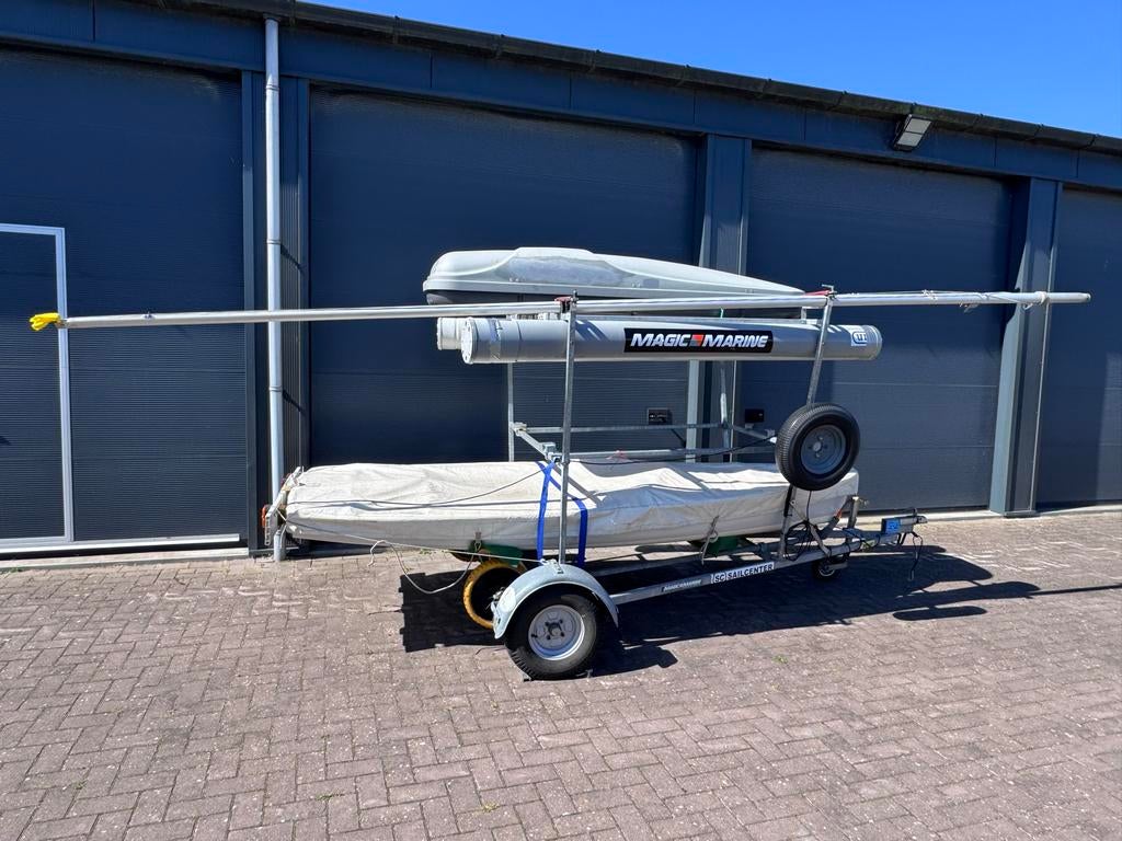 Splash Zeilboot NED2169 + Combi trailer 3 boten + Accessoire, Watersport en Boten, Ophalen, Gebruikt, Minder dan 15 m², Overige typen
