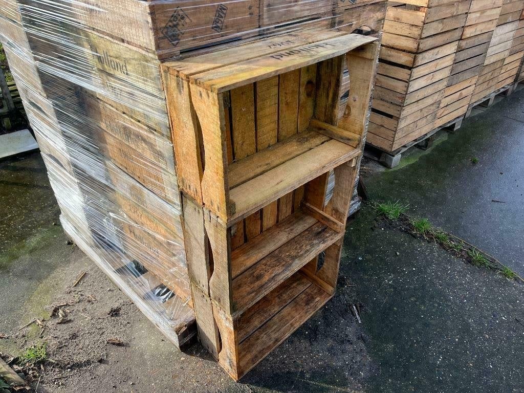 2-lats Fruitkisten , Veilingkisten met Tekst , BULLINGA, Ophalen, 200 cm of meer, Minder dan 50 cm