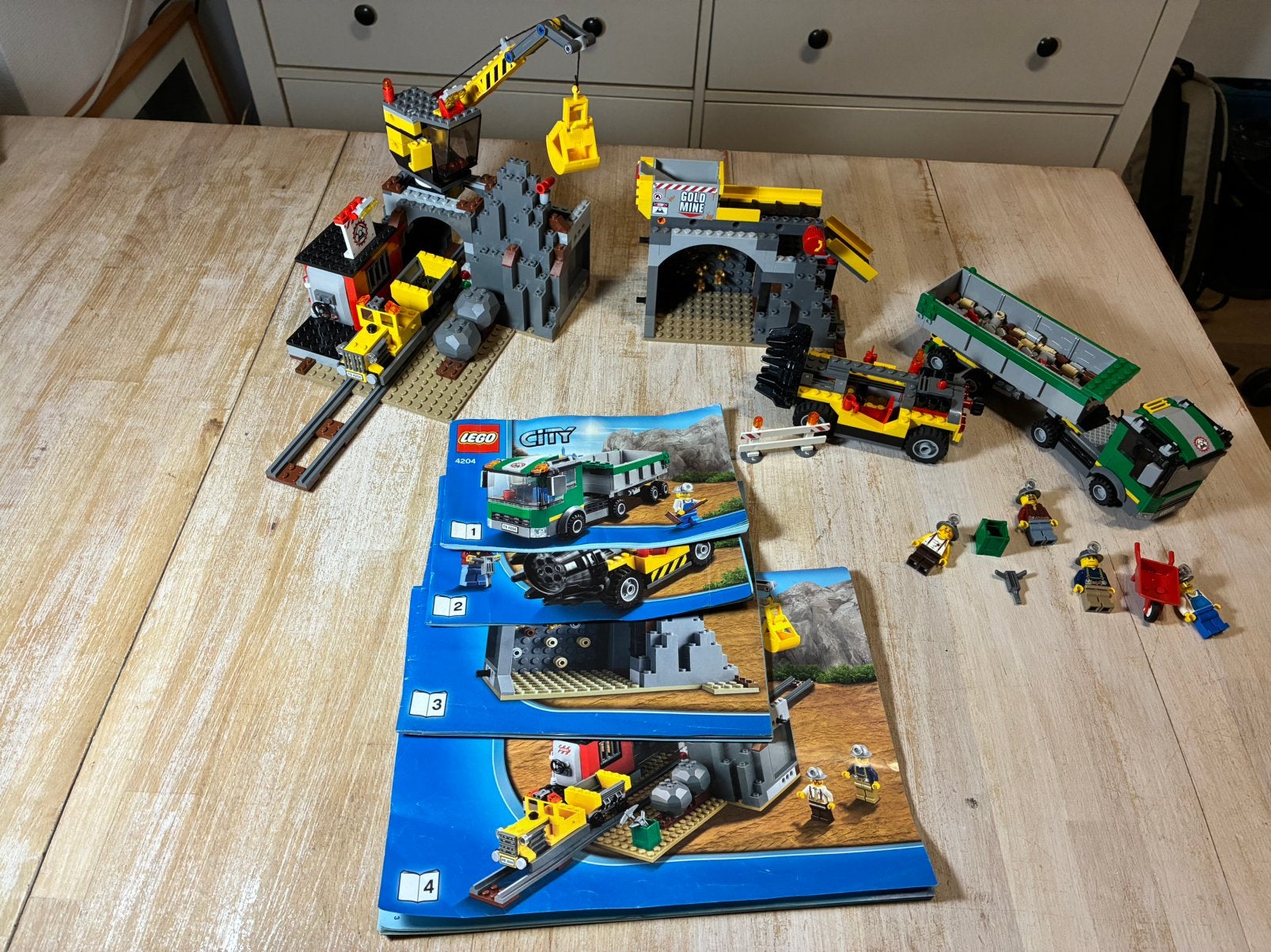 Lego 4204 Goudmijn, Ophalen of Verzenden, Zo goed als nieuw, Complete set, Lego