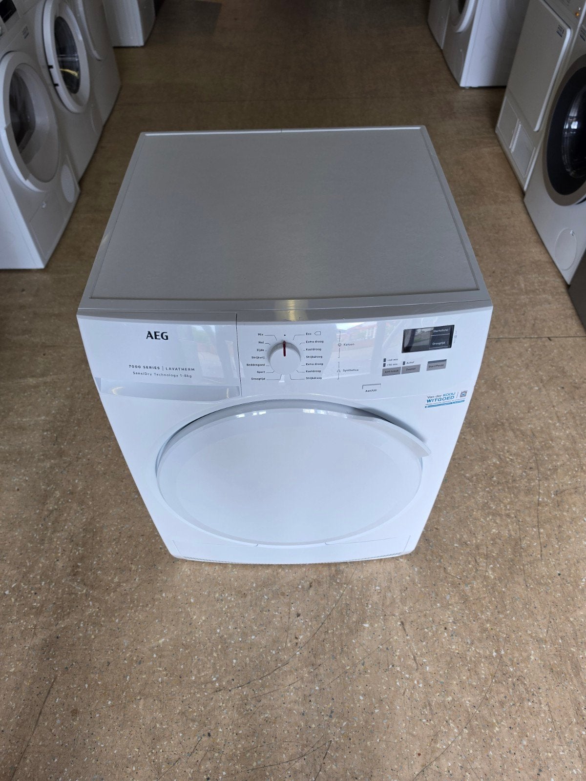 AEG 7000 Series warmtepompdroger | 8 kilo | Gratis thuis 🚚✅, Jirnsum, Overige typen, 8 tot 10 kg, Zo goed als nieuw