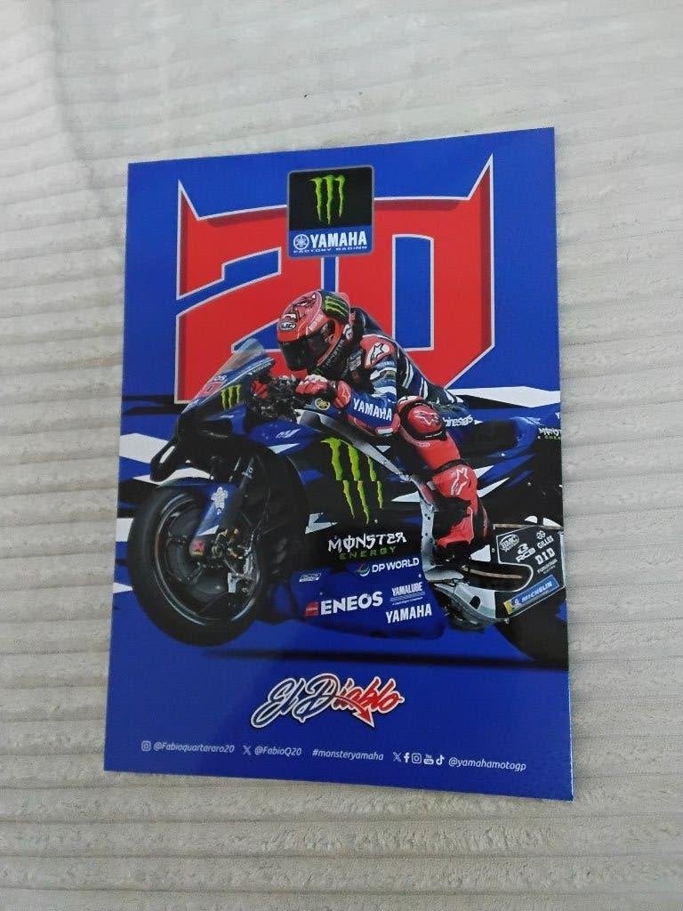 Paddock foto kaart quartararo en rins tt assen 2926, Ophalen of Verzenden, Nieuw, Motoren