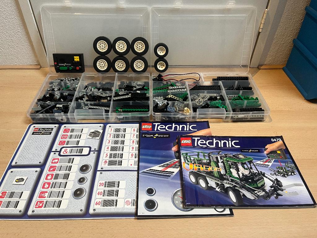 Lego Technic 8749 Barcode Truck, Kinderen en Baby's, Speelgoed | Duplo en Lego, Ophalen of Verzenden, Zo goed als nieuw, Complete set