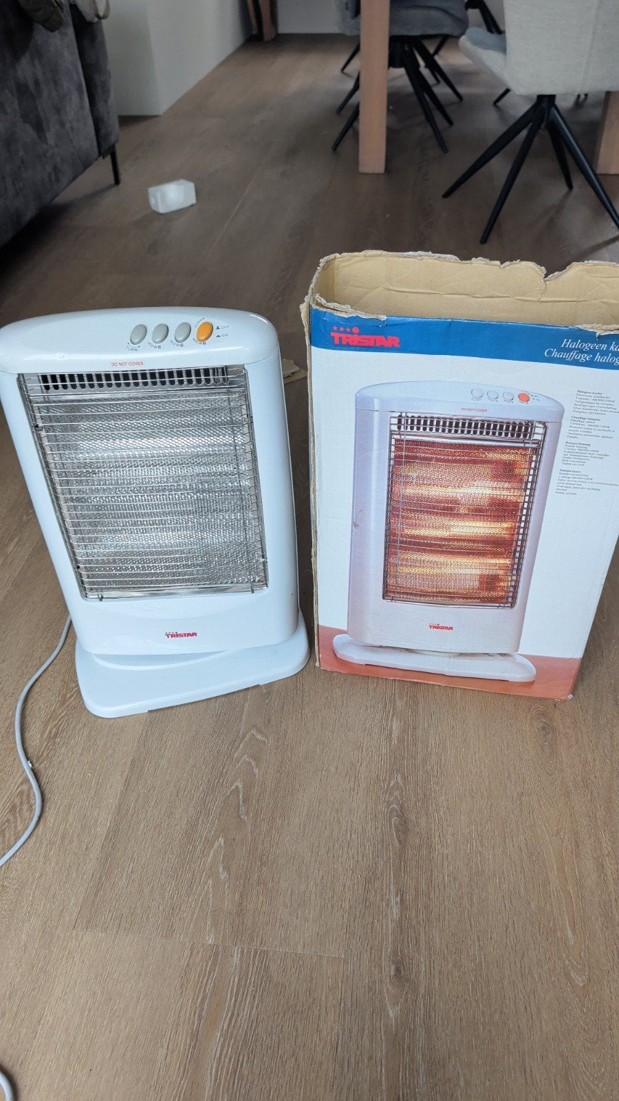 Tristar Halogeen Kachel KA-5015 - 1200W, Caravans en Kamperen, Ophalen of Verzenden, Gebruikt