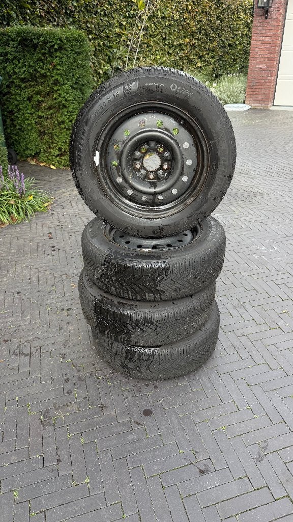 winterbanden, Ophalen, Gebruikt, 16 inch, Banden en Velgen