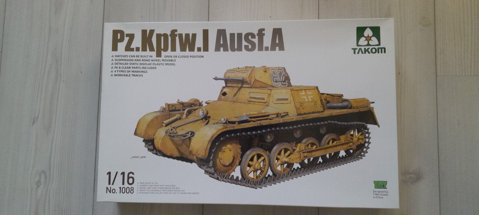 1/16 Pz.Kpfw.I, Hobby en Vrije tijd, Modelbouw | Auto's en Voertuigen, Ophalen of Verzenden, Nieuw, Groter dan 1:32, Overige merken