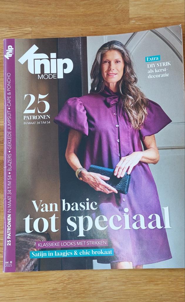 Knipmode, nr 11, 2025, Hobby en Vrije tijd, Kledingpatronen, Ophalen of Verzenden, Nieuw, Vrouw, Knipmode