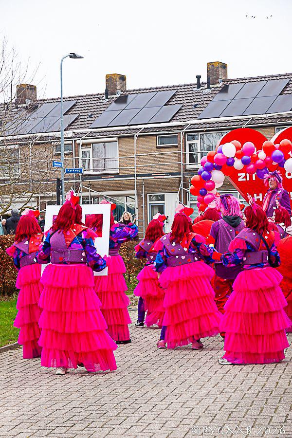 Complete loopgroep 'Hart/Liefde' - 24 pakken & decoratie, Kleding | Dames, Carnavalskleding en Feestkleding, Gedragen, Kleding