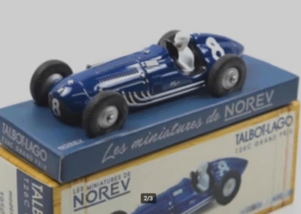 Talbot Lago T26C 1950 N8 G.Grignard NOREV 1:43 ref. CL5812, Verzenden, Nieuw, Auto, Norev