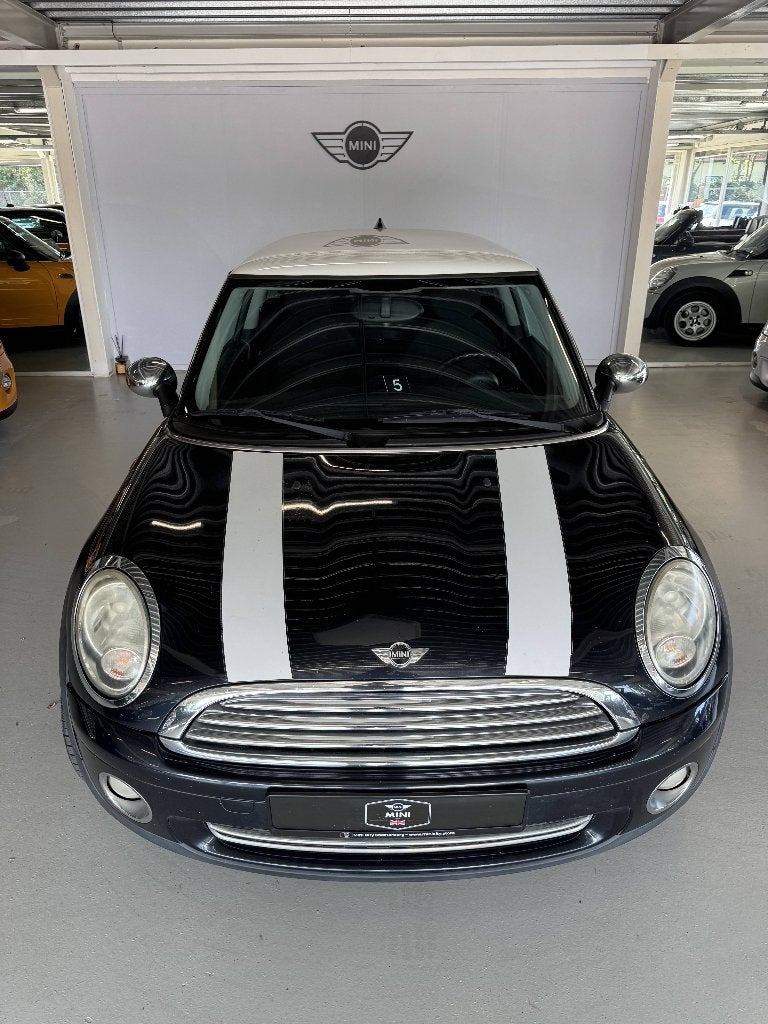 Mini 1.6 Cooper 2007 Zwart ( 3 MAANDEN GARANTIE ), Voorwielaandrijving, Stof, 4 cilinders, 4 stoelen