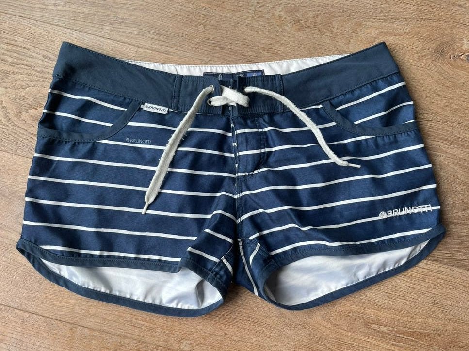 Brunotti beach shorts, mt 30, Ophalen of Verzenden, Gedragen, Blauw, Zwembroek of Short