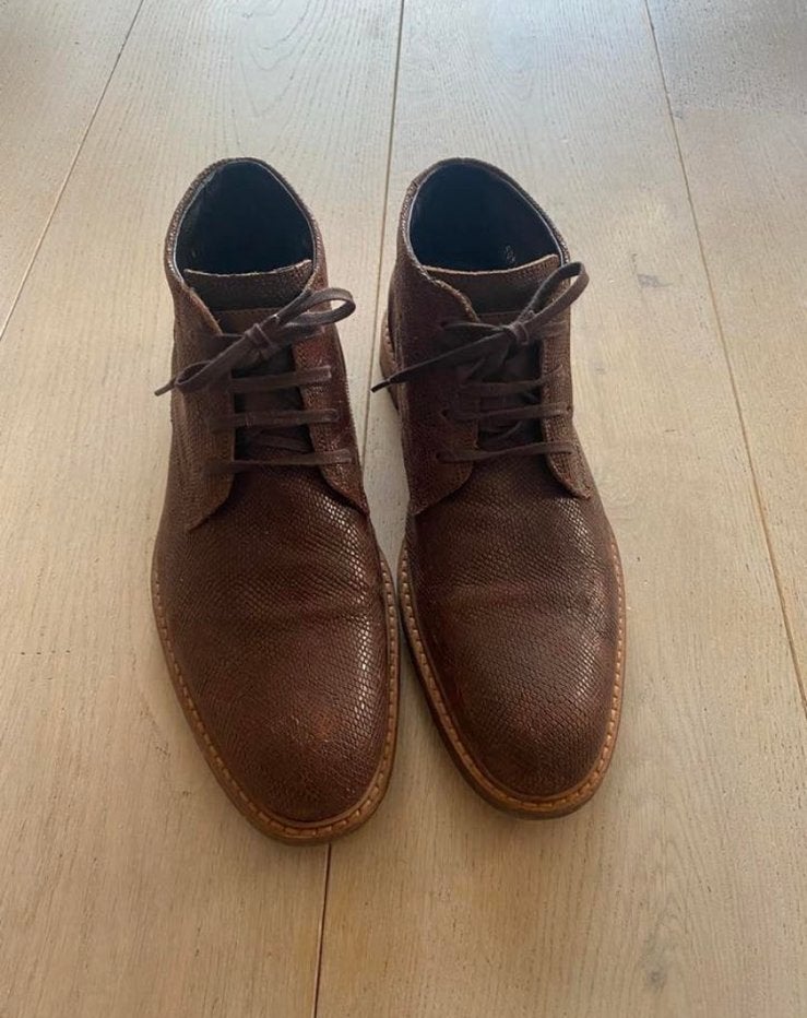 Floris van Bommel maat 8 42 nieuw, Bruin, Nieuw, Ophalen of Verzenden, Veterschoenen