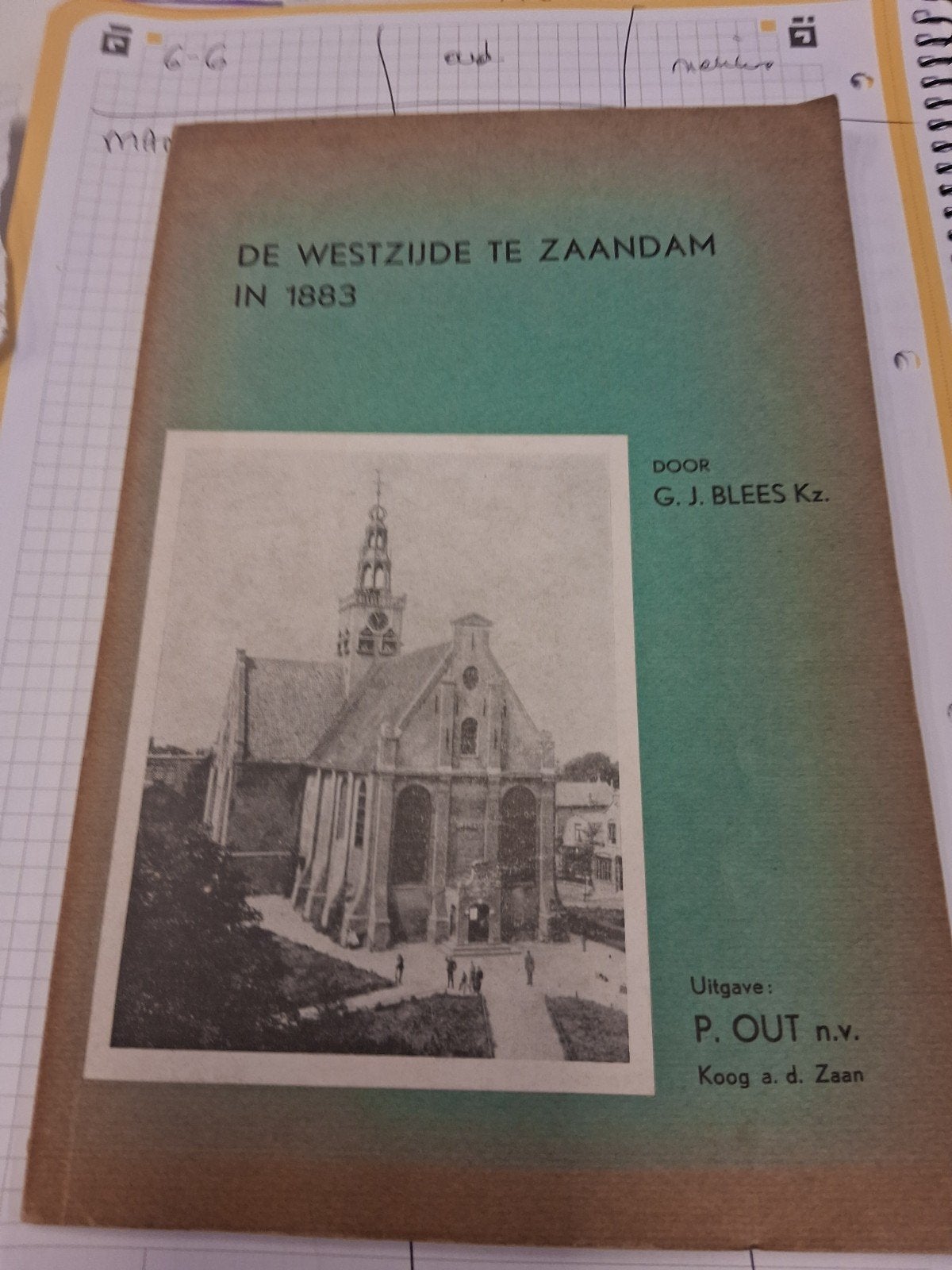 De Westzijde te Zaandam in 1883 - G.J. Blees Kz.