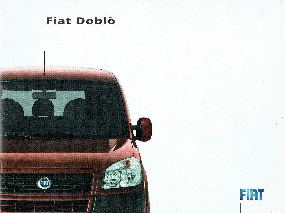 Folder Fiat Doblò (personenauto-uitvoering - 2005), Verzenden, Gelezen, Overige merken