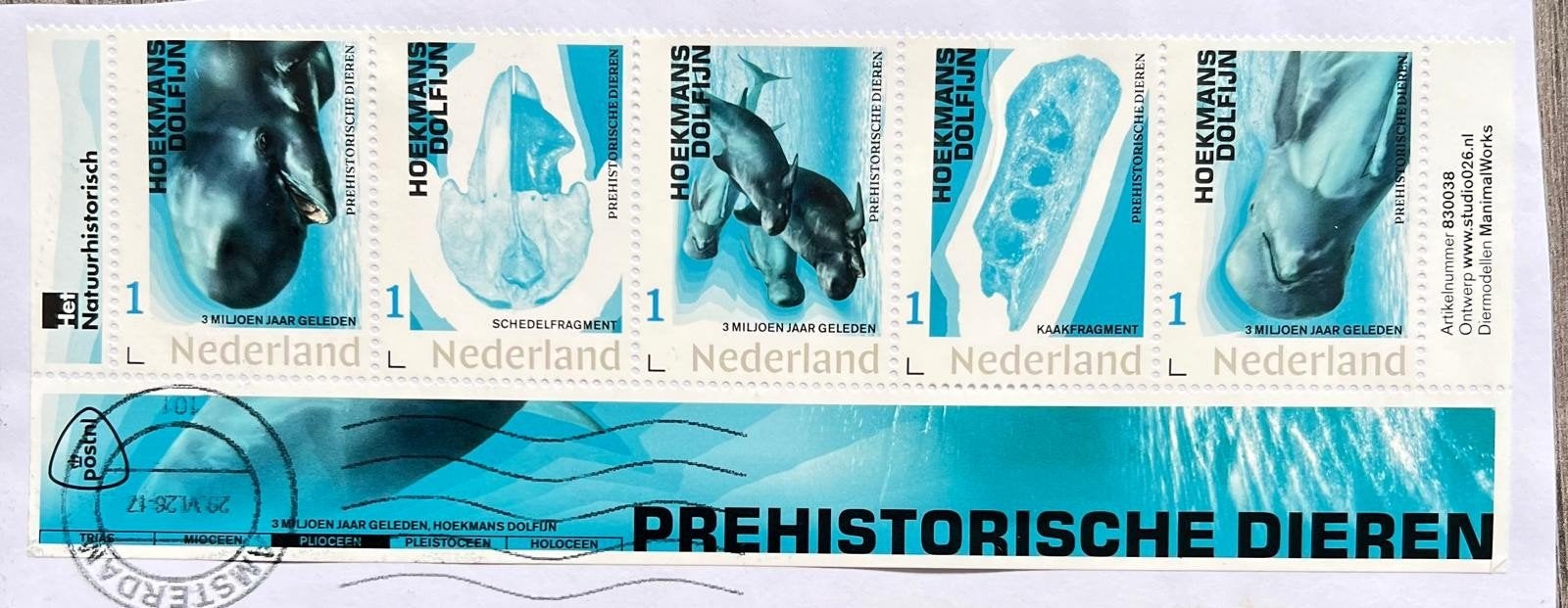Nederland,  2023, Hoekmans Dolfijn, Ophalen of Verzenden, Na 1940, Gestempeld
