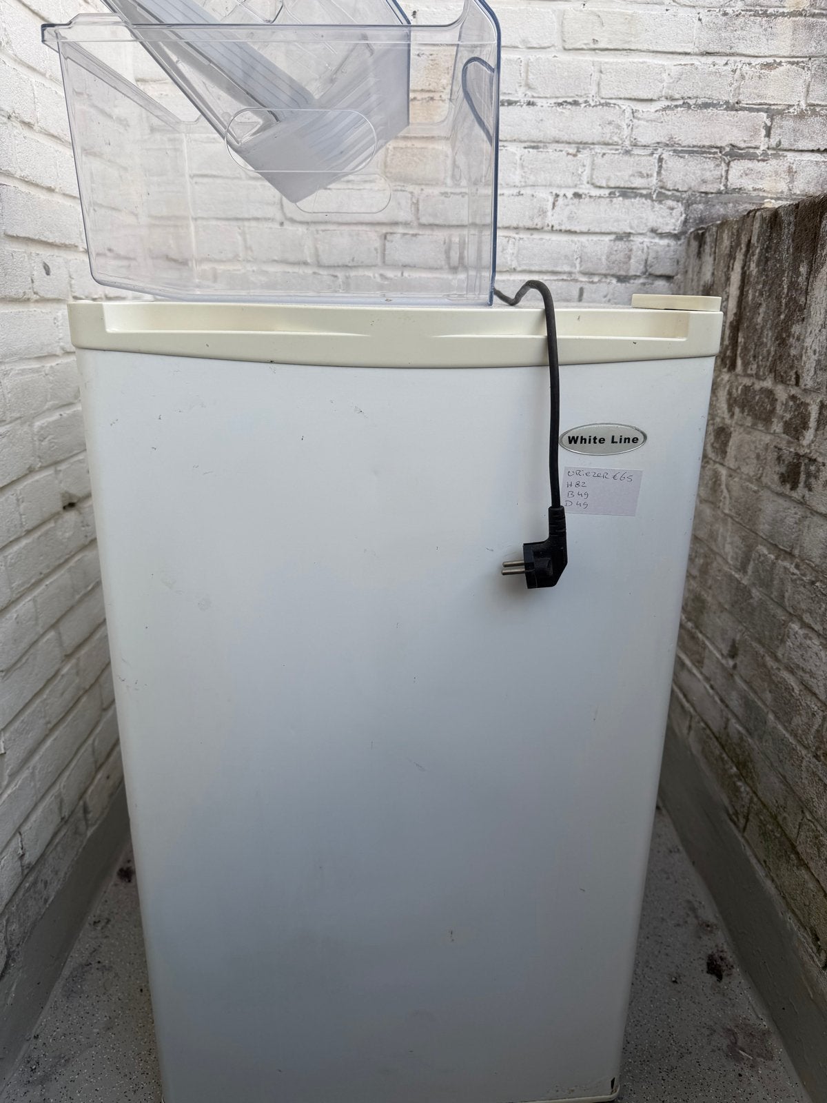 Freezer, Witgoed en Apparatuur, Gebruikt, Minder dan 75 liter, 45 tot 60 cm, Met vriesvak