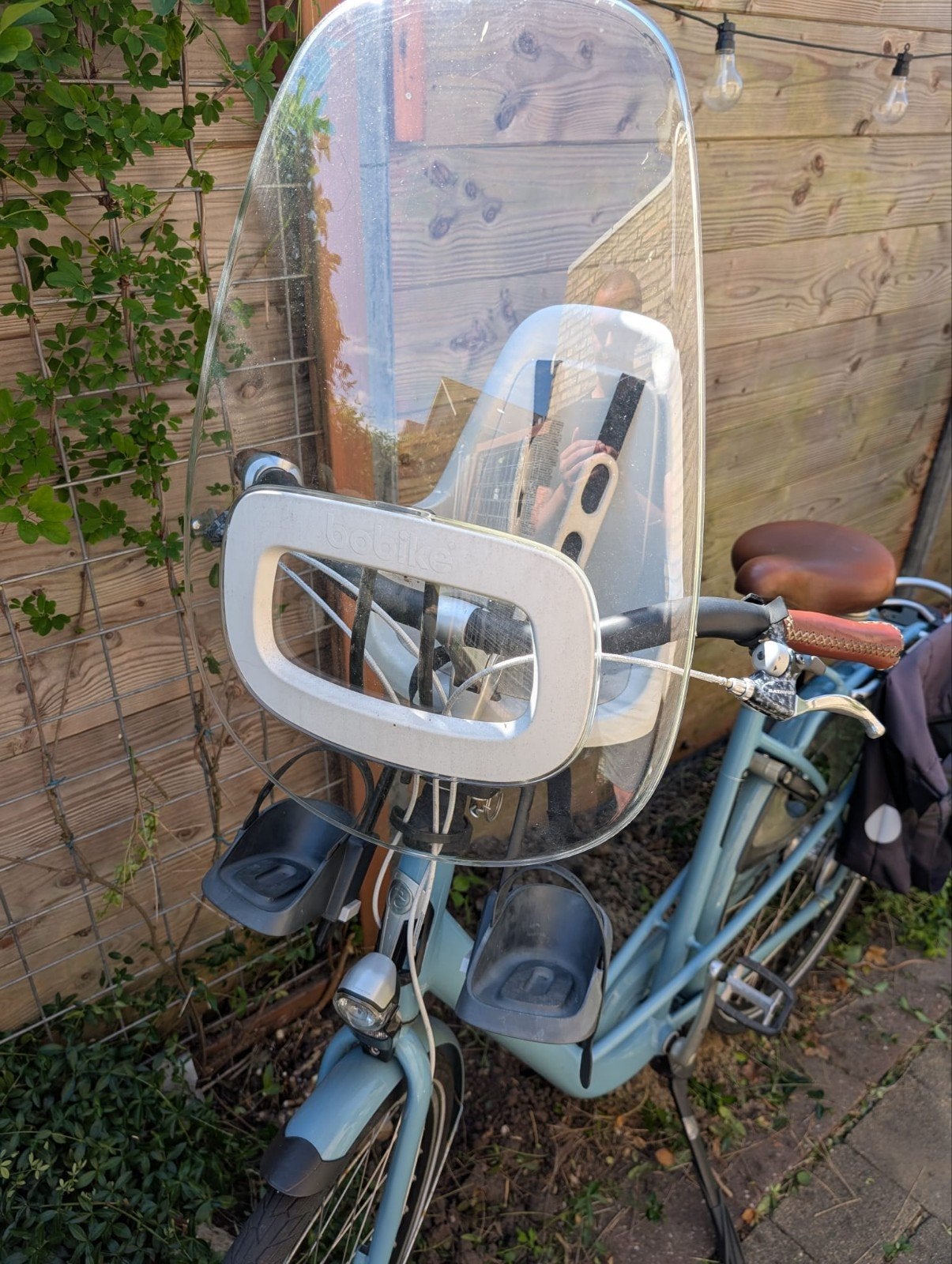 Bobike voorzitje wit incl. windscherm, Ophalen, Gebruikt, Voorzitje, Bobike
