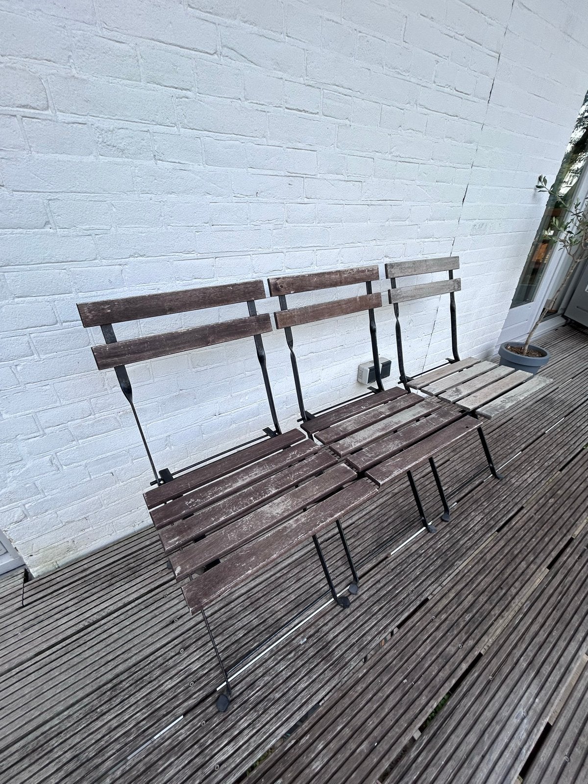 3x IKEA TÄRNÖ stoeltjes - Opklapbaar en sterk, Ophalen, Gebruikt, Hout, Inklapbaar
