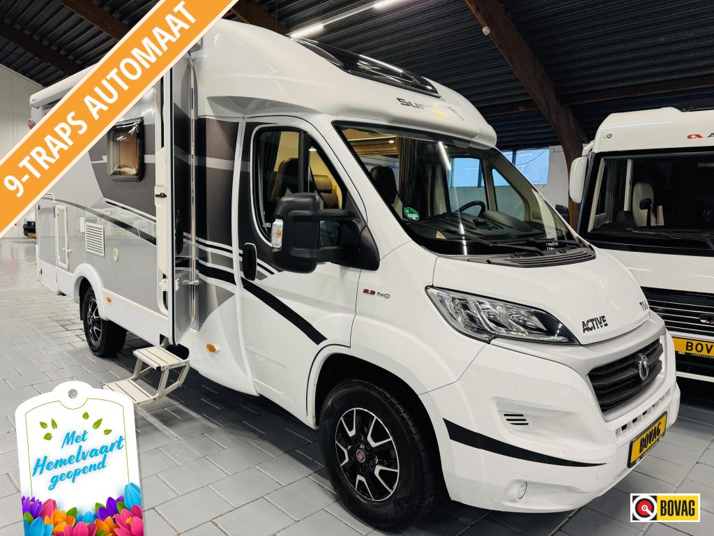 Sunlight T66 Enkele bedden Automaat Enkele bedden 2021, Caravans en Kamperen, Campers, Automaat, Afzuigkap, Standaard zit, Sunlight