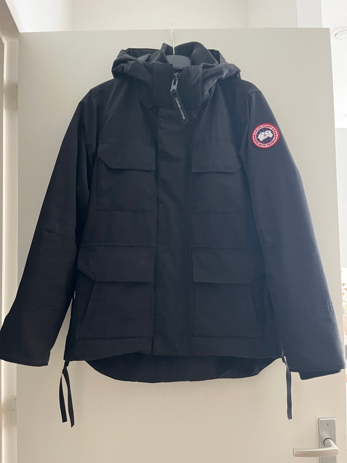 Originele Canada Goose jas, maat S/P, zwart, Kleding | Heren, Ophalen of Verzenden, Gedragen, Maat 46 (S) of kleiner, Zwart