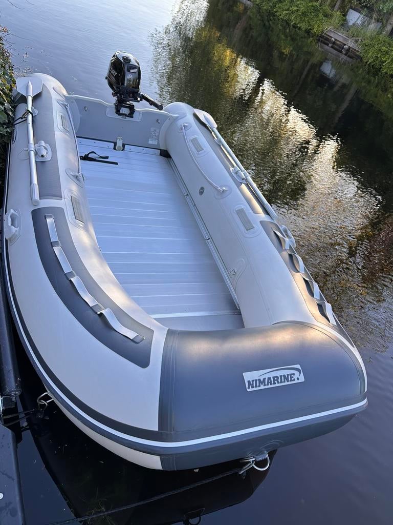 Nimarine rubberboot 3,5m met 4pk Mercury motor, Watersport en Boten, Rubberboten, Gebruikt, Overige merken, Aluminium, Minder dan 70 pk
