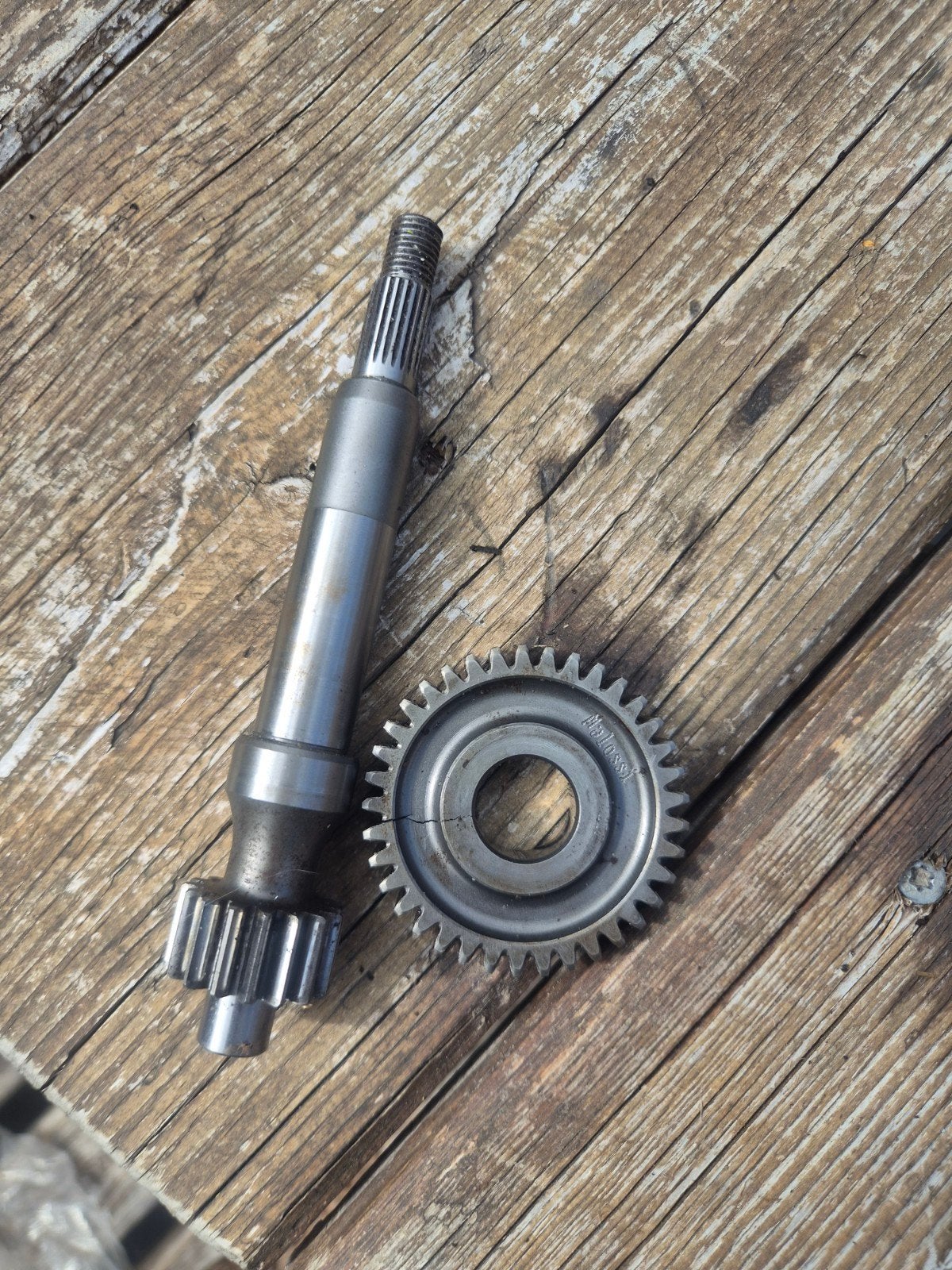 piaggio oud type Malossi vertanding schade, Ophalen