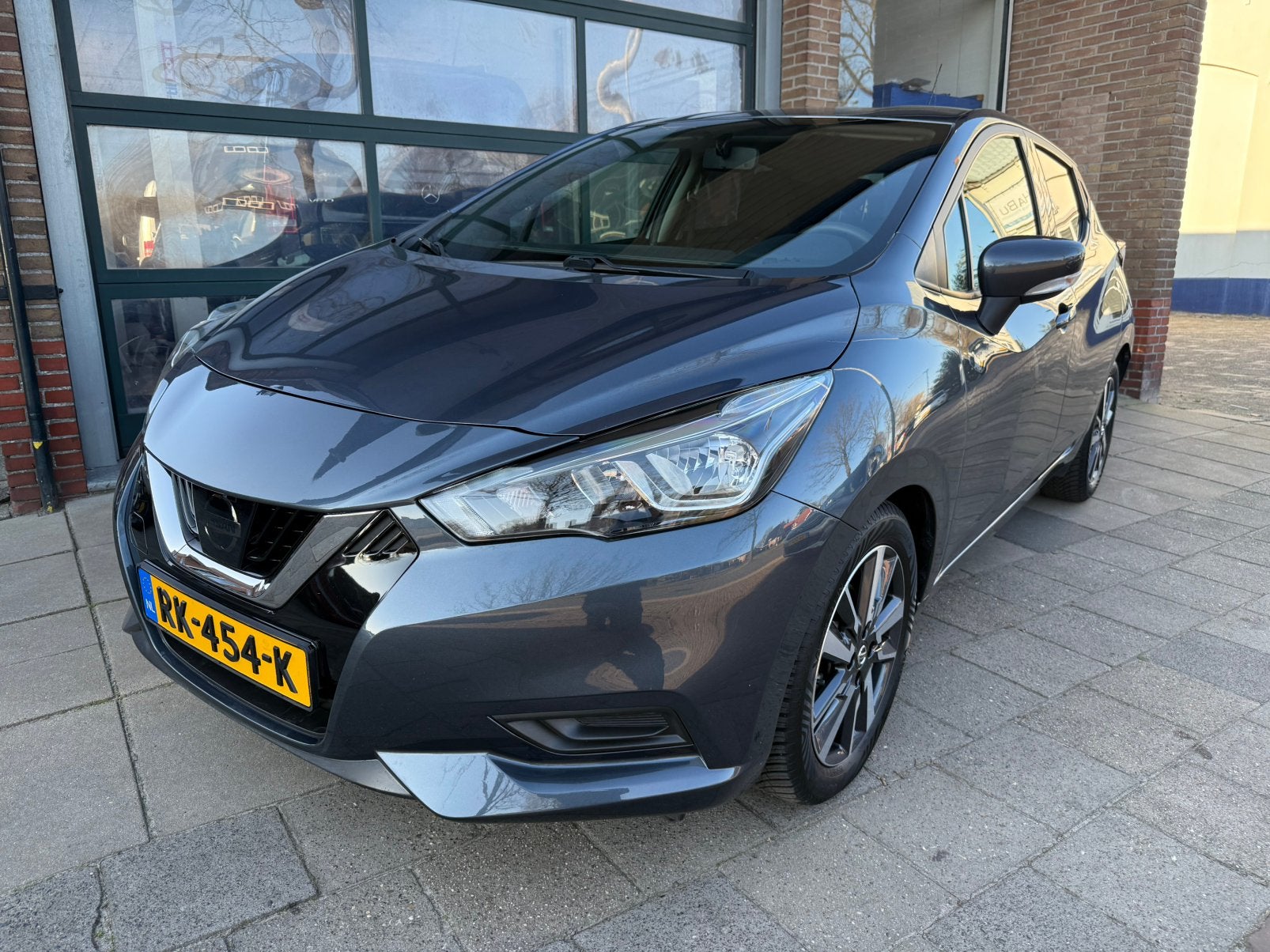 Nissan Micra 1.0 5D 2017 | 64dKm! | Airco | Cruise | Bluetoo, Auto's, Nissan, Stof, Origineel Nederlands, Handgeschakeld, 70 pk