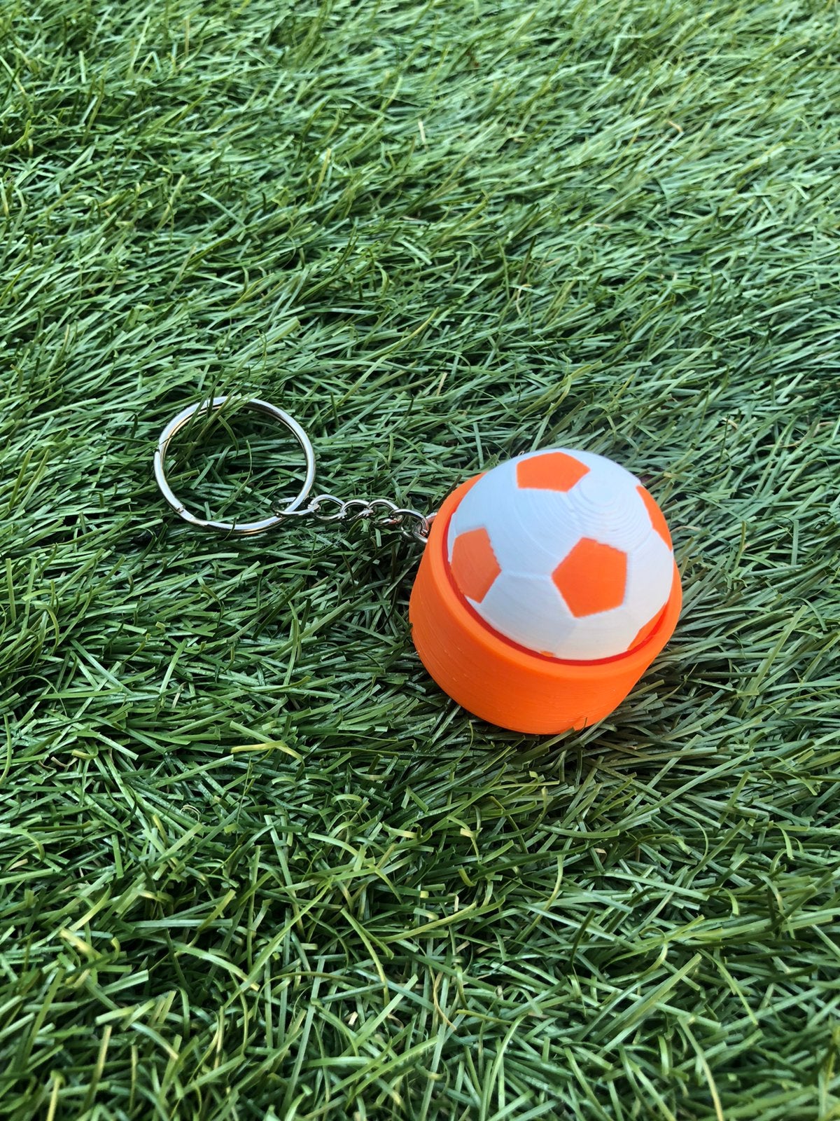 Voetbal WK clicker fidget oranje (3Dgeprint), Verzamelen, Sleutelhangers, Ophalen of Verzenden, Nieuw, Sport