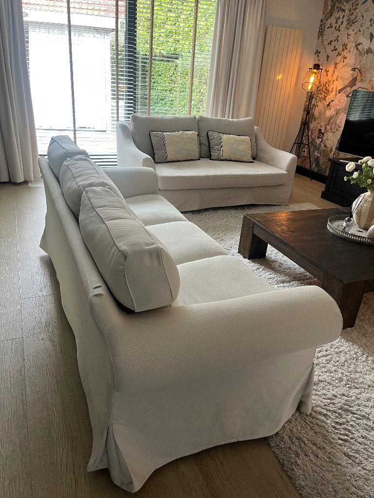 Compleet zithoek, Ophalen, Gebruikt, Driepersoons, 75 tot 100 cm
