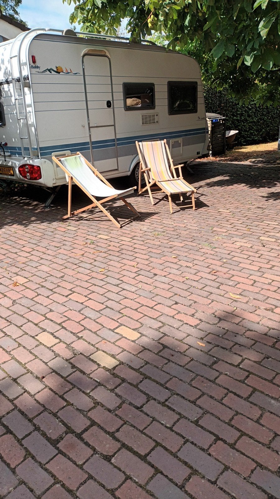 2 ligstoelen/strandstoelen, Ophalen