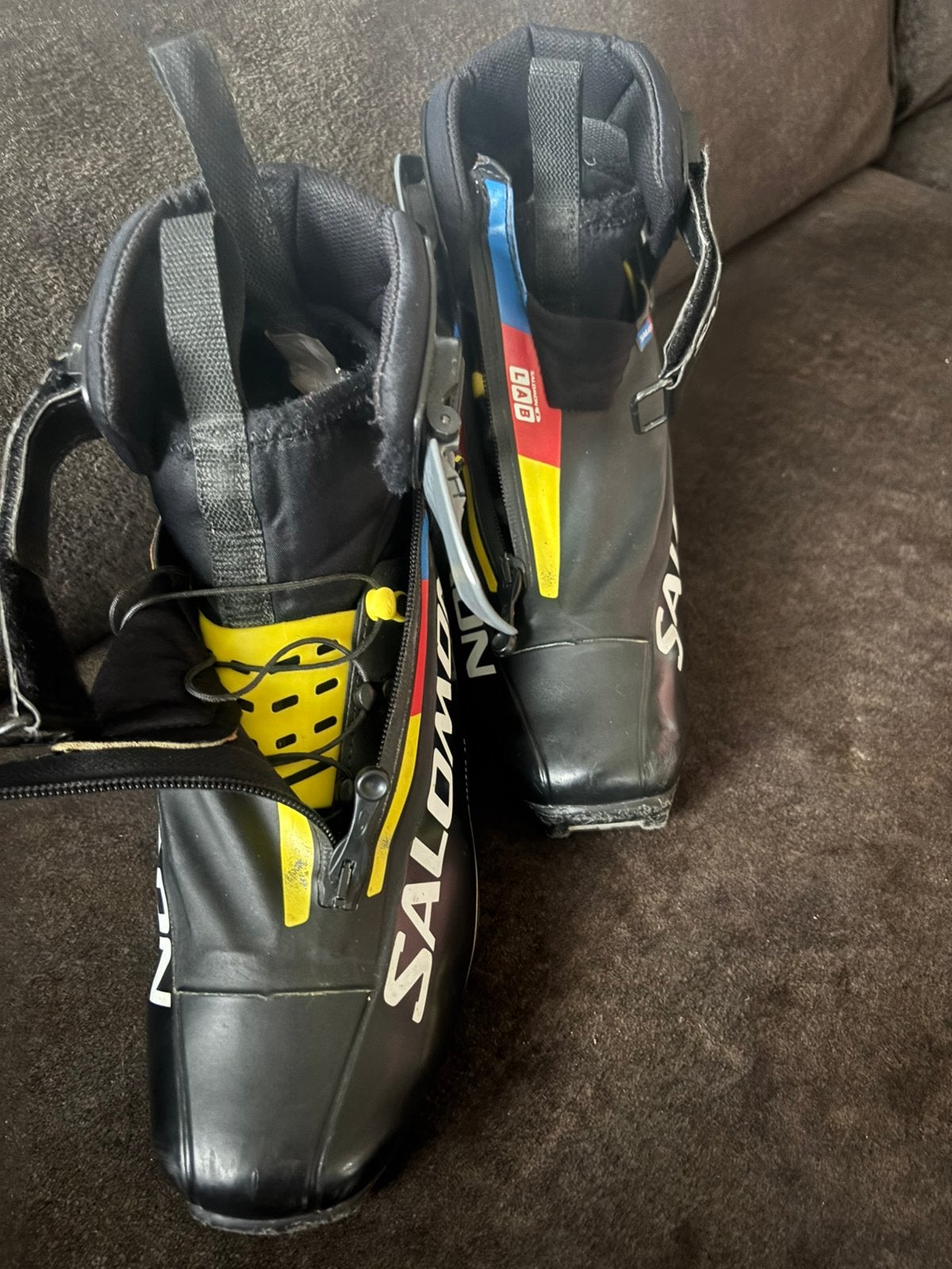 Salomon schaatsschoenen 36/37, Overige merken, Klapschaats, Gebruikt, Ophalen of Verzenden