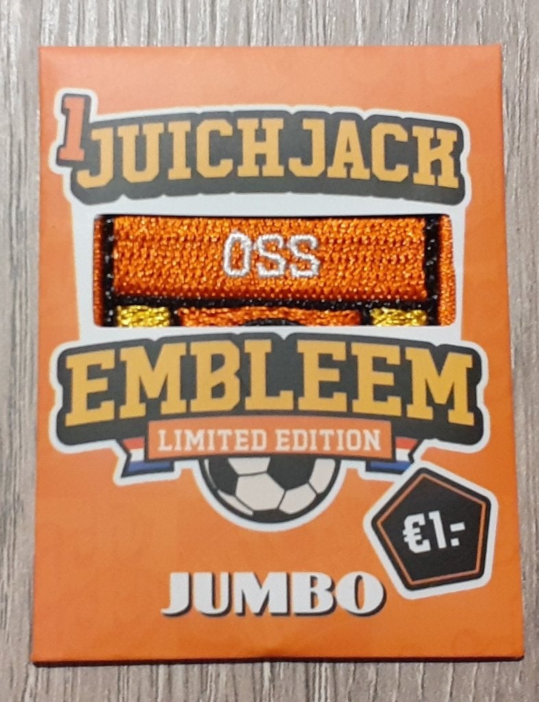 Jumbo Juich Jack Limited Edition embleem Oss, Verzamelen, Supermarktacties, Jumbo, Verzenden