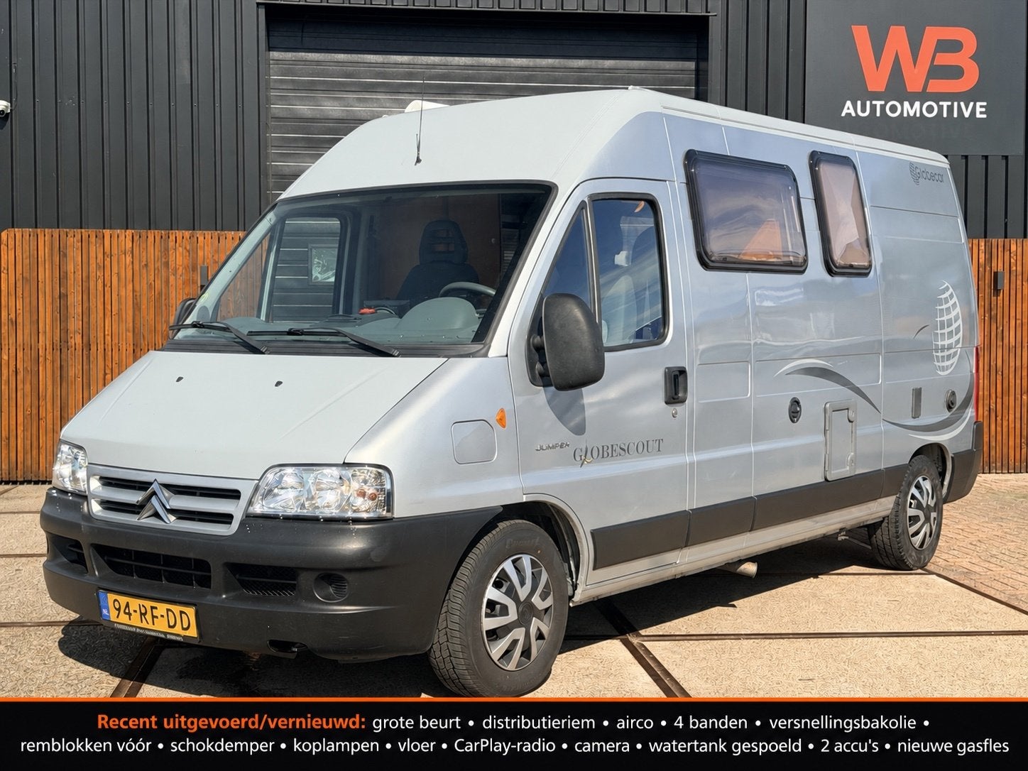 Dethleffs GLOBECAR GLOBESCOUT DA341 Citroén Jumper 2.8 HDI, Elektrische ramen, Bedrijf, Airconditioning, Dethleffs