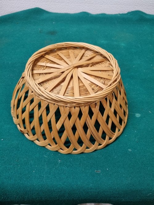Broodmandje rotan vintage gevlochten, Ophalen of Verzenden, 'T Olde Gre-j, Info@toldegrej.nl, Endepoelstraat 20f Didam