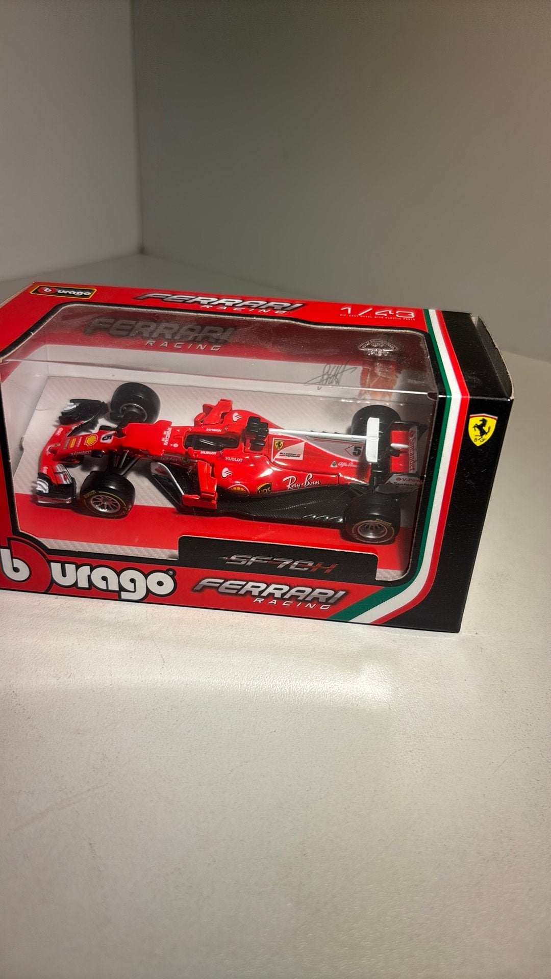 F1 ferrari sf78 H Bburago 1.43, Overige merken, Auto, Ophalen of Verzenden, A