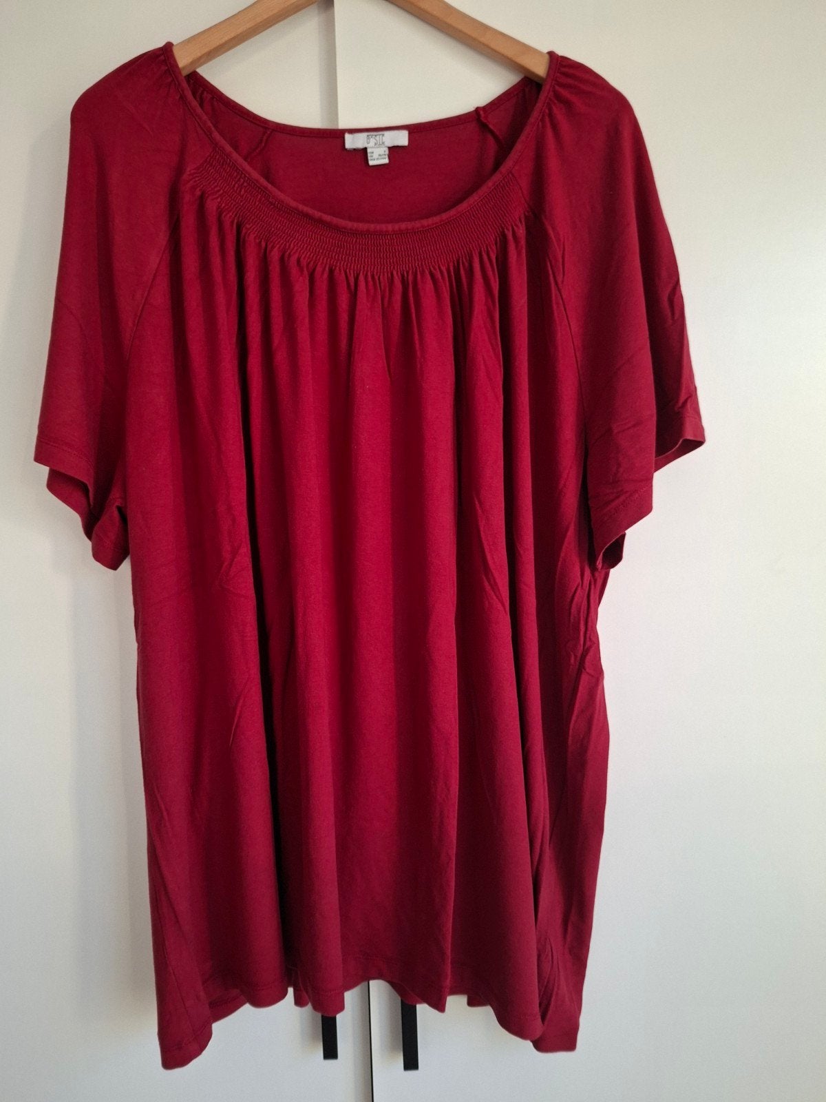 Yesta shirt maat 54/56,, Kleding | Dames, Grote Maten, Yesta, Zo goed als nieuw, Rood, Shirt of Top