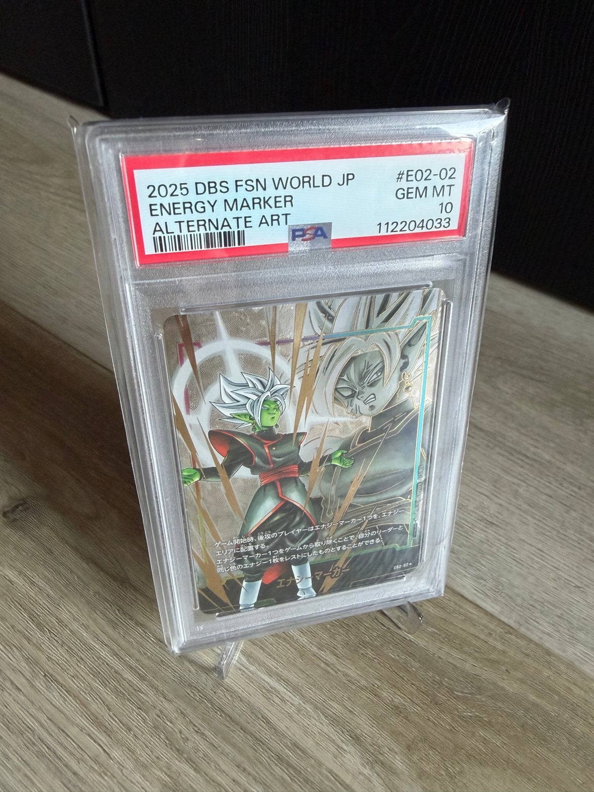 PSA 10 DBS FSN World JP Energy Marker Alternate Art, Ophalen of Verzenden, Nieuw, Losse kaart, Foil